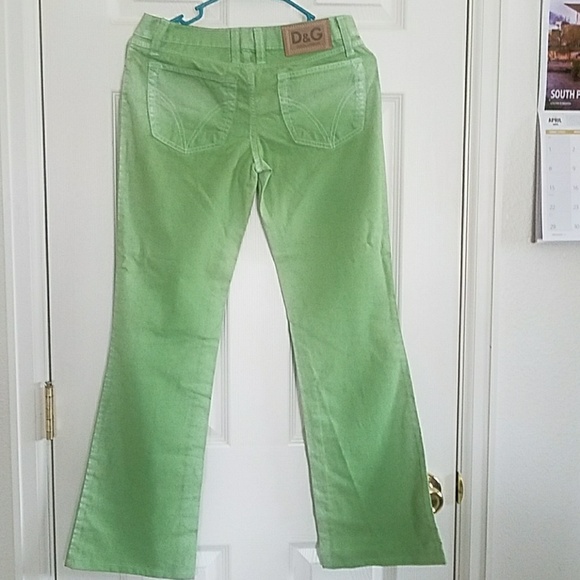 RARE *DOLCE & GABBANA MINT GREEN JEANS - Picture 2 of 11